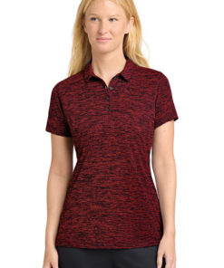 Sport-Tek Ladies PosiCharge Electric Heather Polo - Image 1
