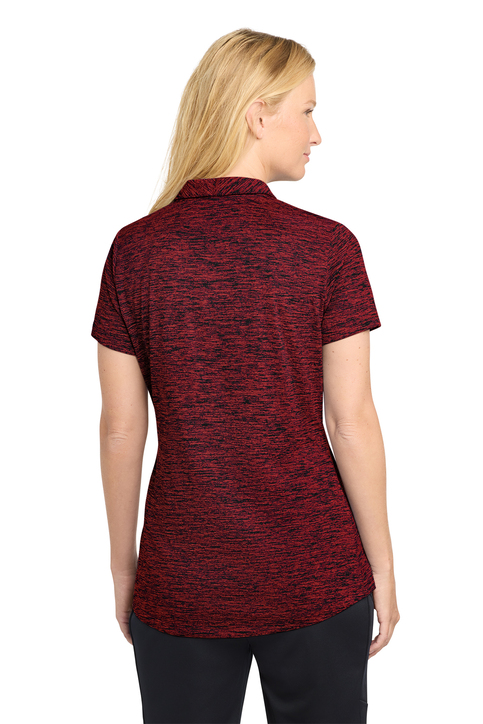 Sport-Tek Ladies PosiCharge Electric Heather Polo