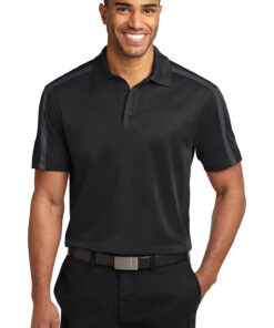 Port Authority Silk Touch Performance Colorblock Stripe Polo - Image 6