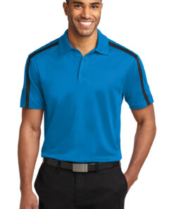 Port Authority Silk Touch Performance Colorblock Stripe Polo - Image 5