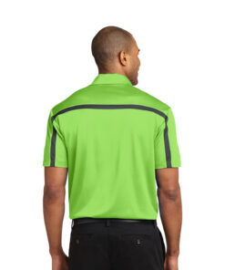 Port Authority Silk Touch Performance Colorblock Stripe Polo - Image 4