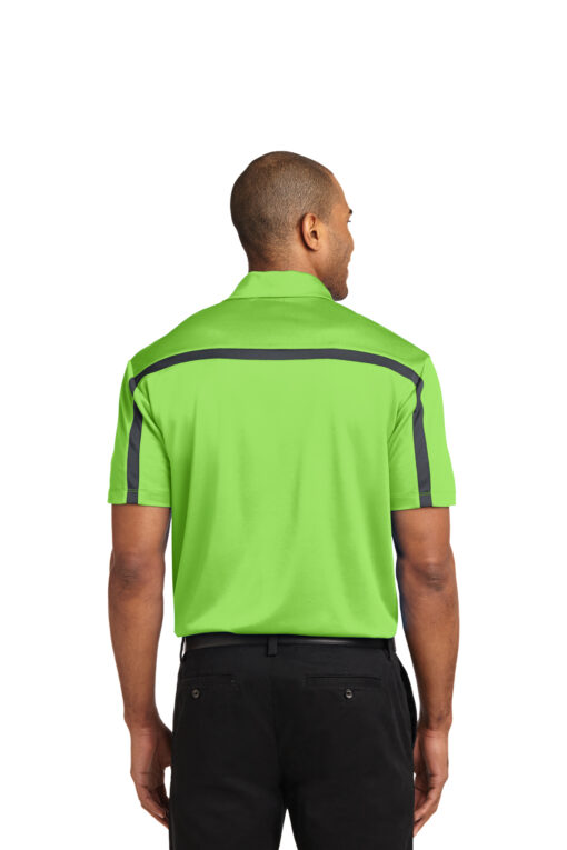 Port Authority Silk Touch Performance Colorblock Stripe Polo