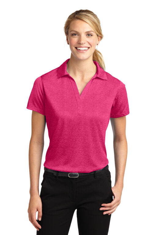 Sport-Tek Ladies Heather Contender Polo