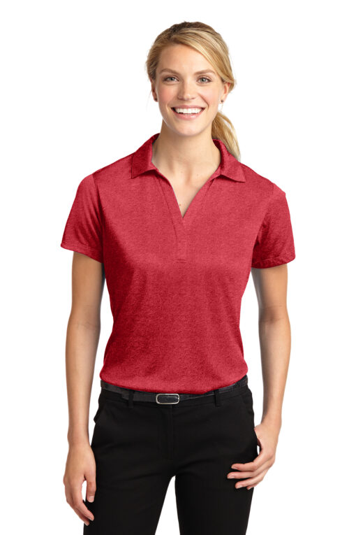 Sport-Tek Ladies Heather Contender Polo