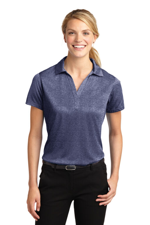 Sport-Tek Ladies Heather Contender Polo