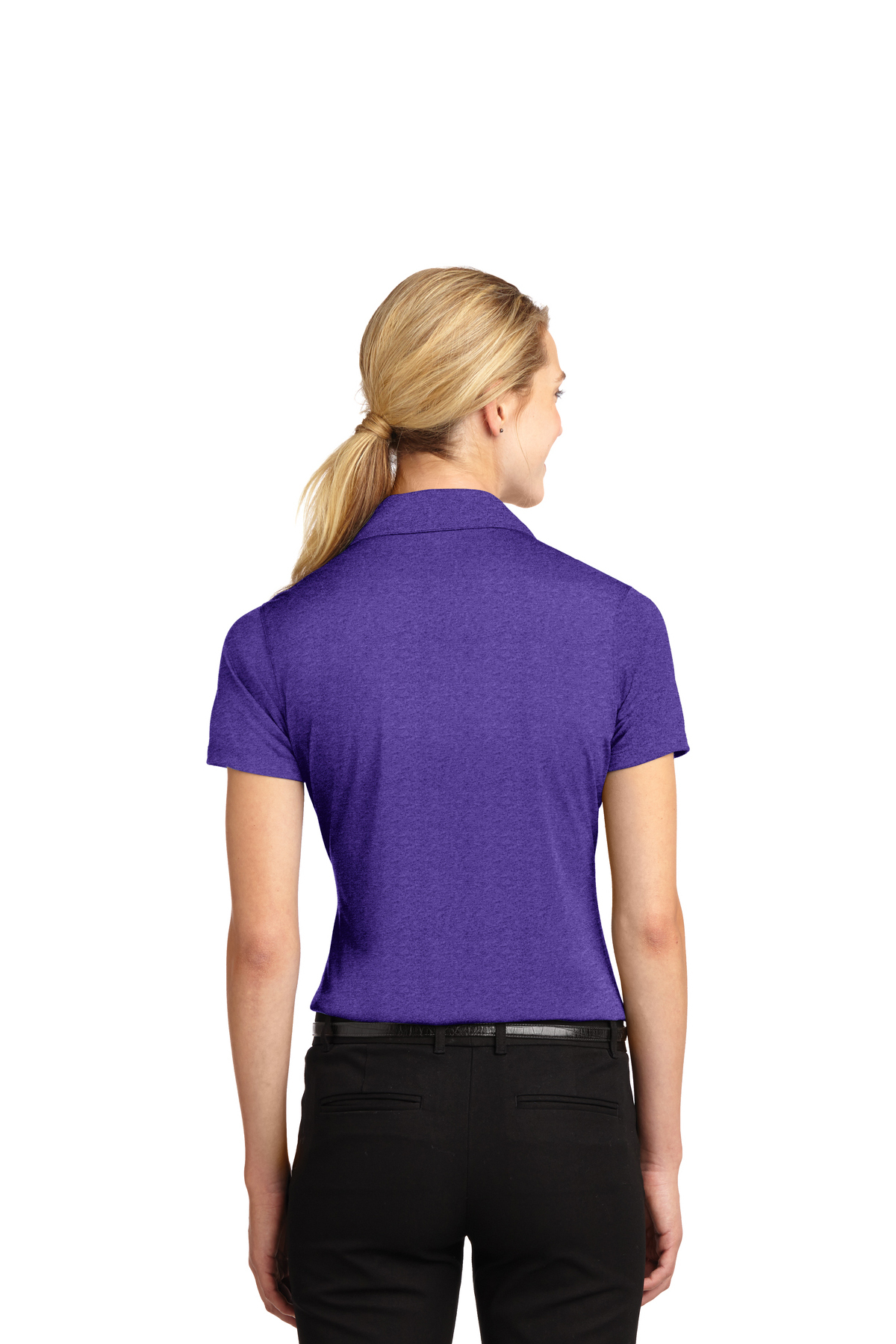 Sport-Tek Ladies Heather Contender Polo - Image 4
