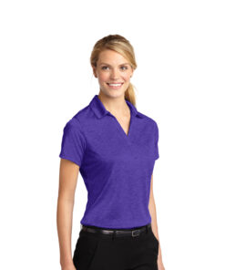 Sport-Tek Ladies Heather Contender Polo - Image 2