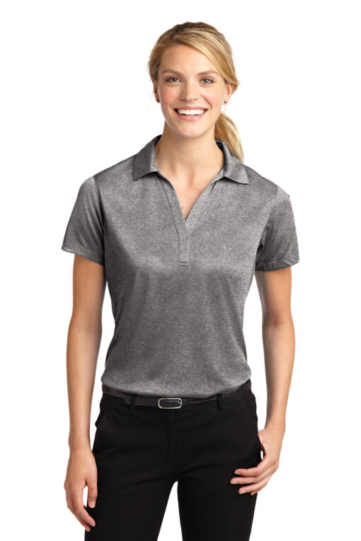 Sport-Tek Ladies Heather Contender Polo