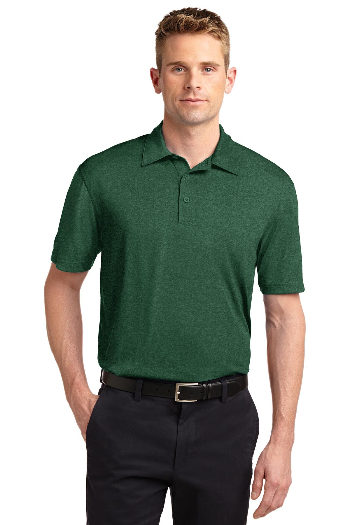 Sport-Tek Heather Contender Polo - Image 1