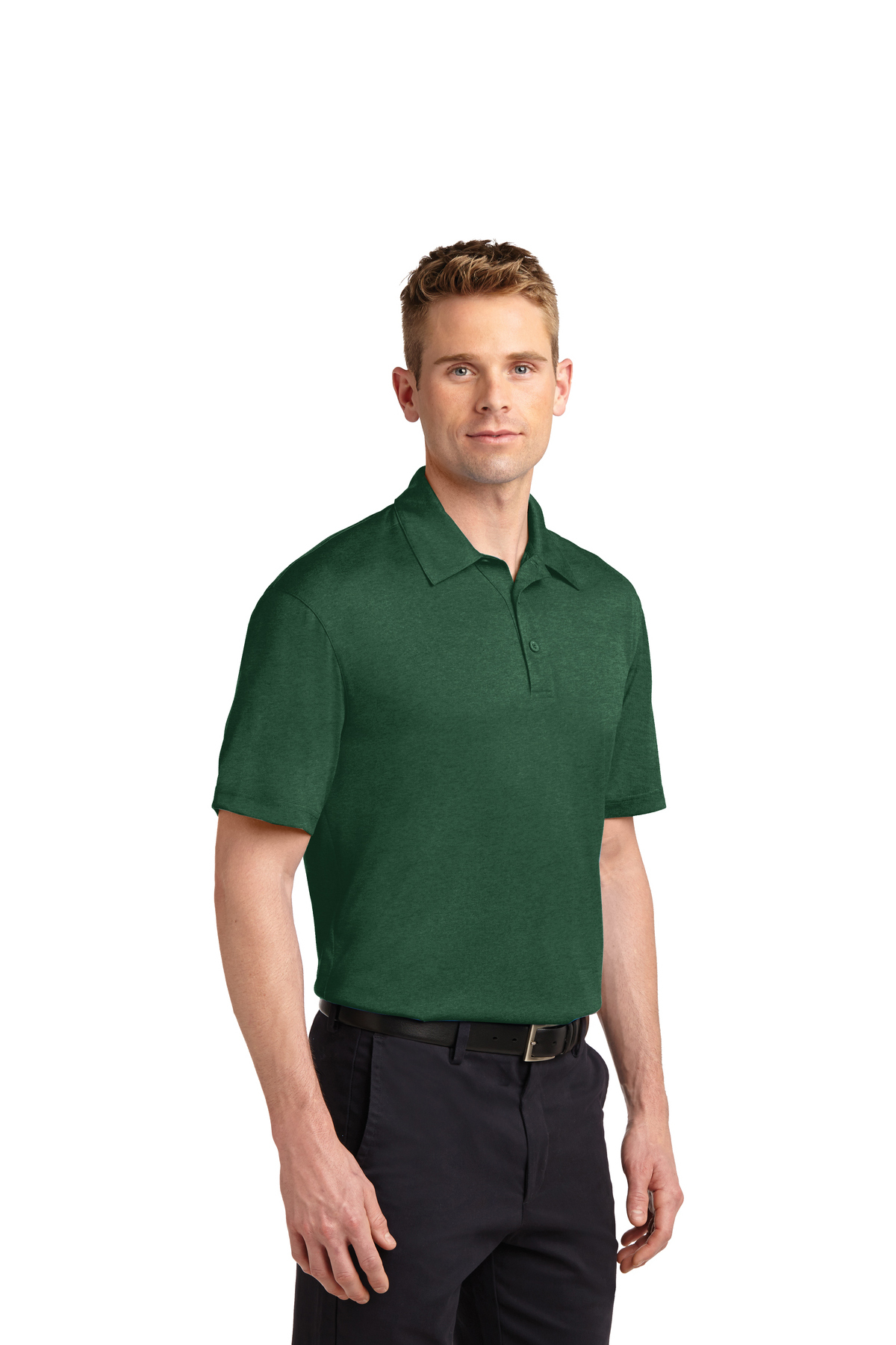 Sport-Tek Heather Contender Polo - Image 2