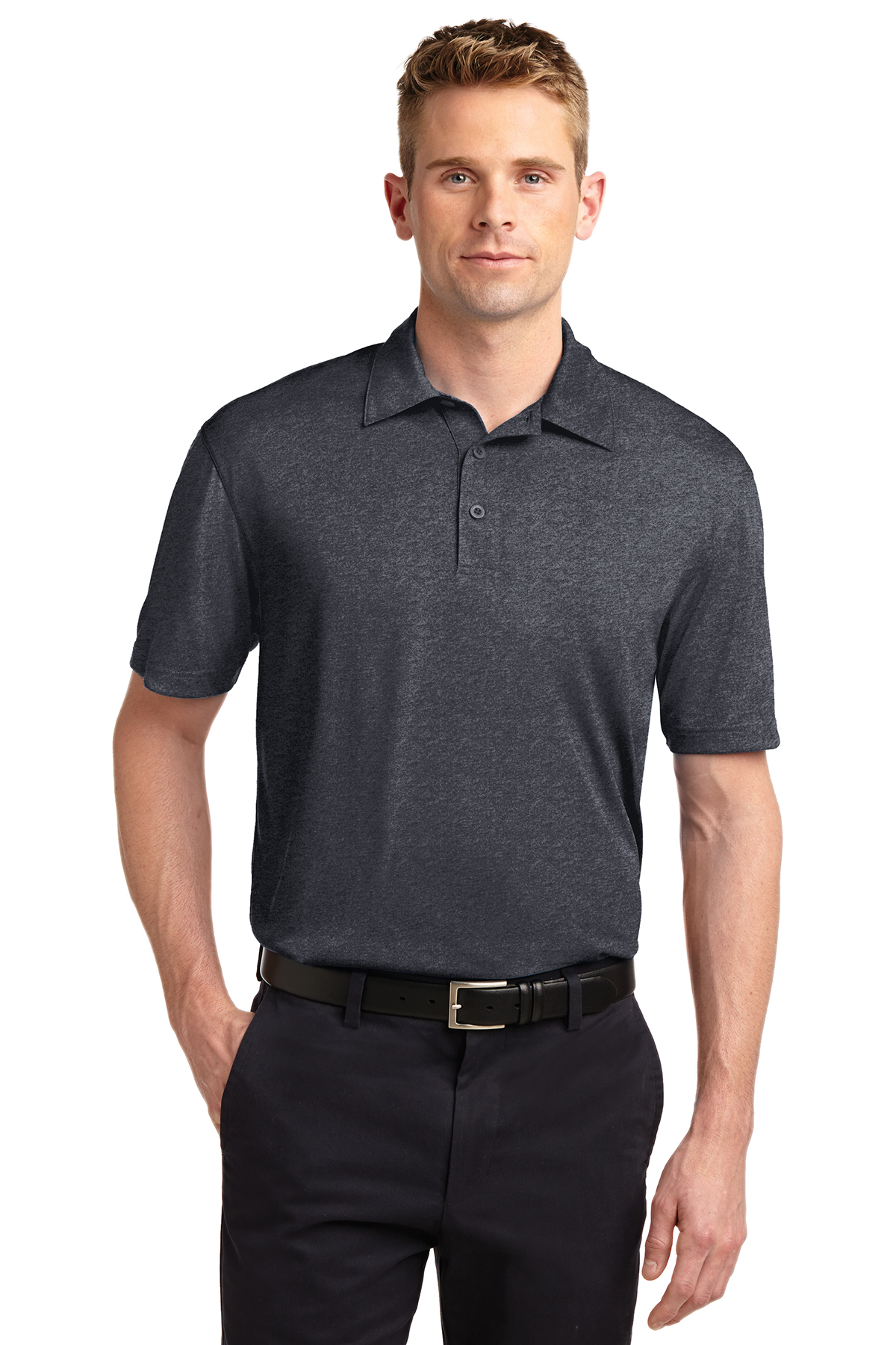 Sport-Tek Heather Contender Polo - Image 9