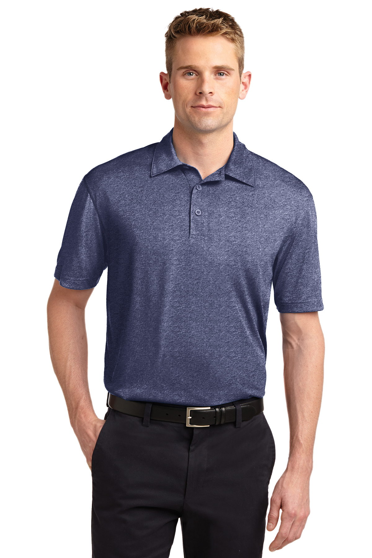 Sport-Tek Heather Contender Polo - Image 11