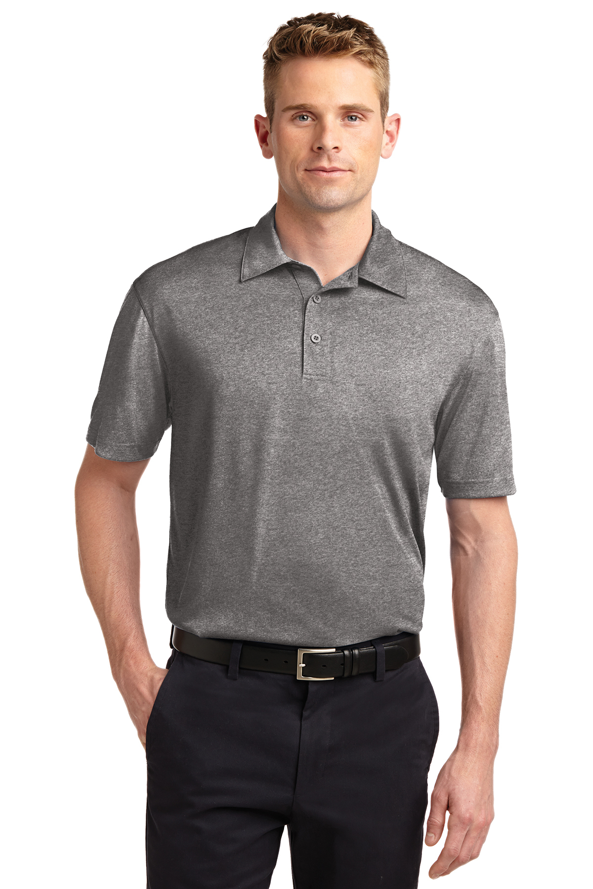 Sport-Tek Heather Contender Polo - Image 15