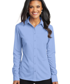 Port Authority Ladies Dimension Knit Dress Shirt - Image 1