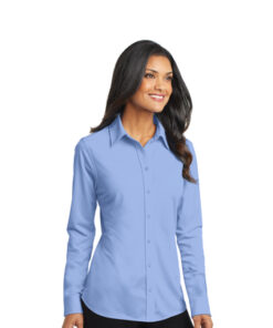 Port Authority Ladies Dimension Knit Dress Shirt - Image 4