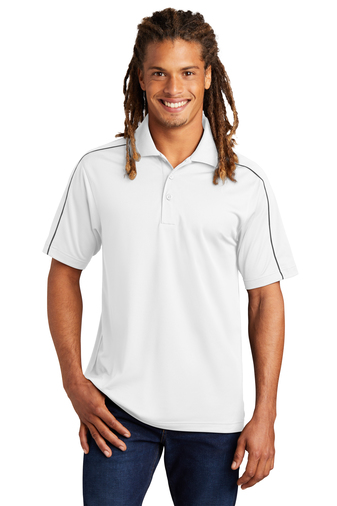 Sport-Tek Micropique Sport-Wick Piped Polo