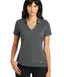 Nike Ladies Dri-FIT Vertical Mesh Polo - Image 6