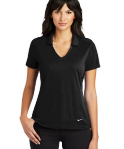 Nike Ladies Dri-FIT Vertical Mesh Polo - Image 7