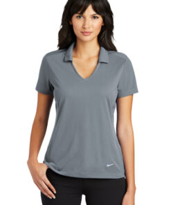 Nike Ladies Dri-FIT Vertical Mesh Polo - Image 10