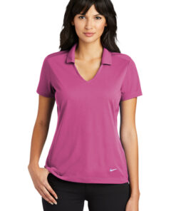 Nike Ladies Dri-FIT Vertical Mesh Polo - Image 1