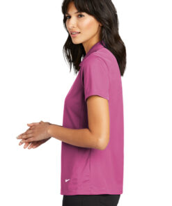 Nike Ladies Dri-FIT Vertical Mesh Polo - Image 3