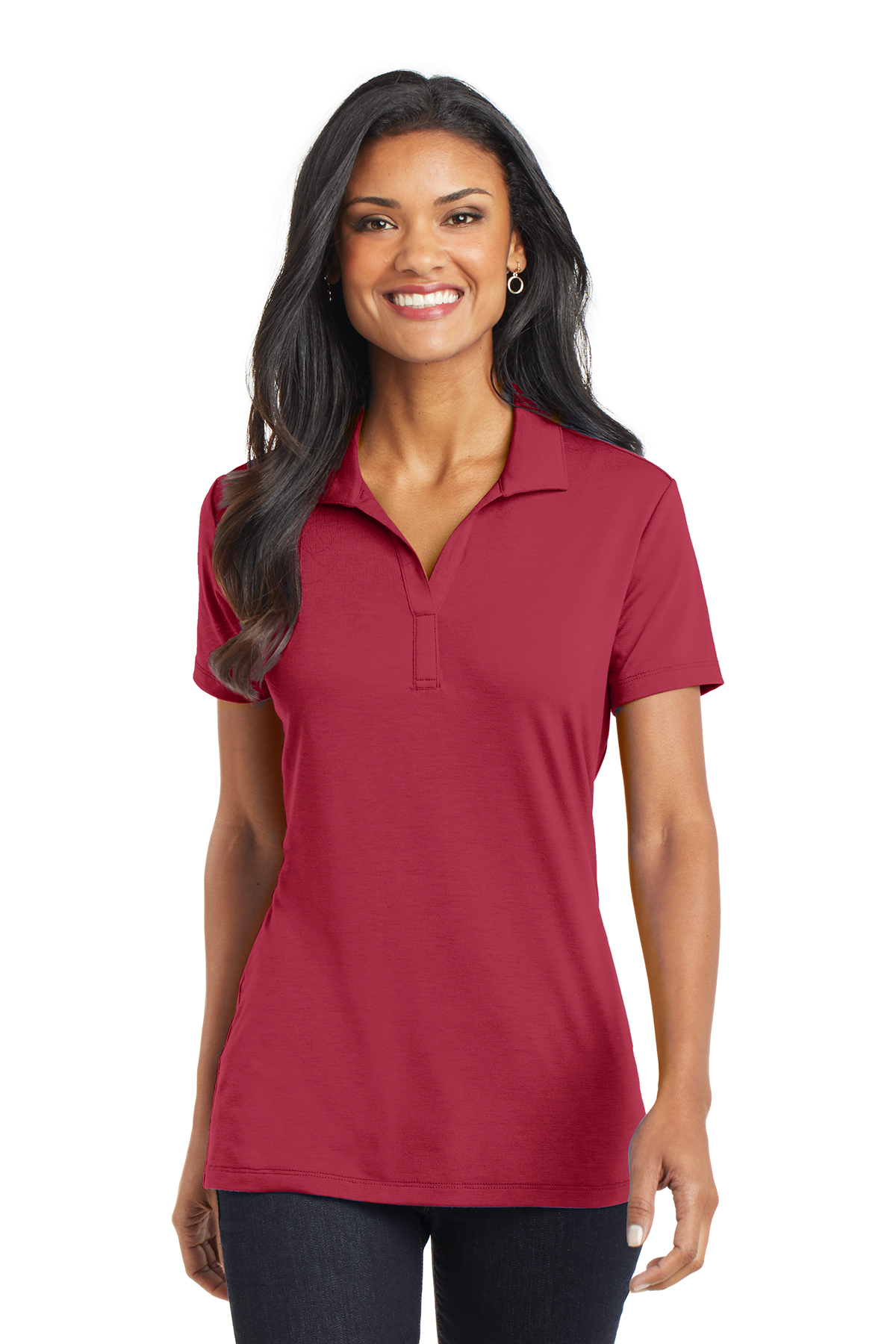 Port Authority Ladies Cotton Touch Performance Polo - Image 6