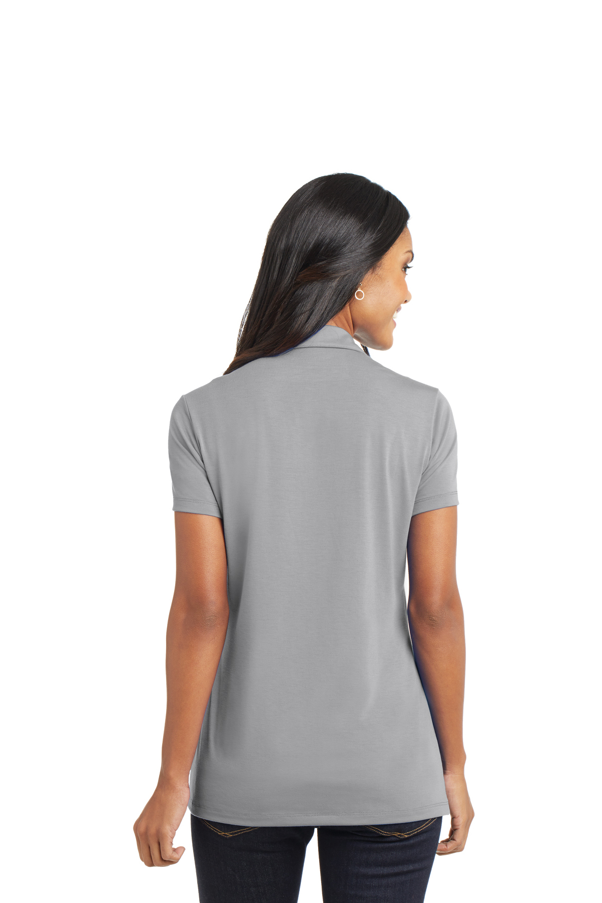 Port Authority Ladies Cotton Touch Performance Polo - Image 4