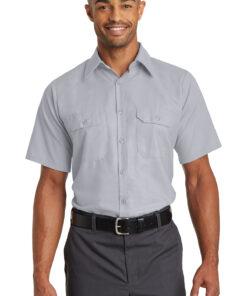 Red Kap Short Sleeve Solid Ripstop Shirt - Image 1
