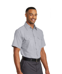 Red Kap Short Sleeve Solid Ripstop Shirt - Image 2