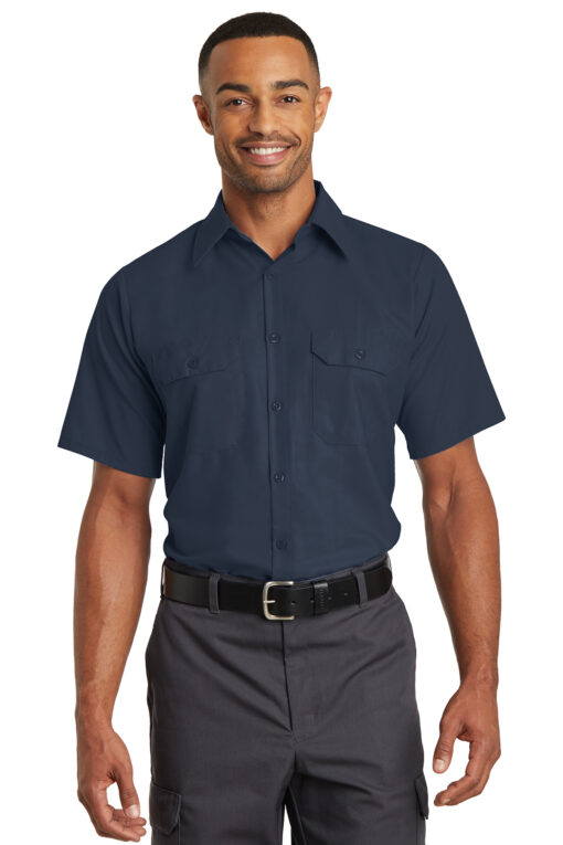 Red Kap Short Sleeve Solid Ripstop Shirt