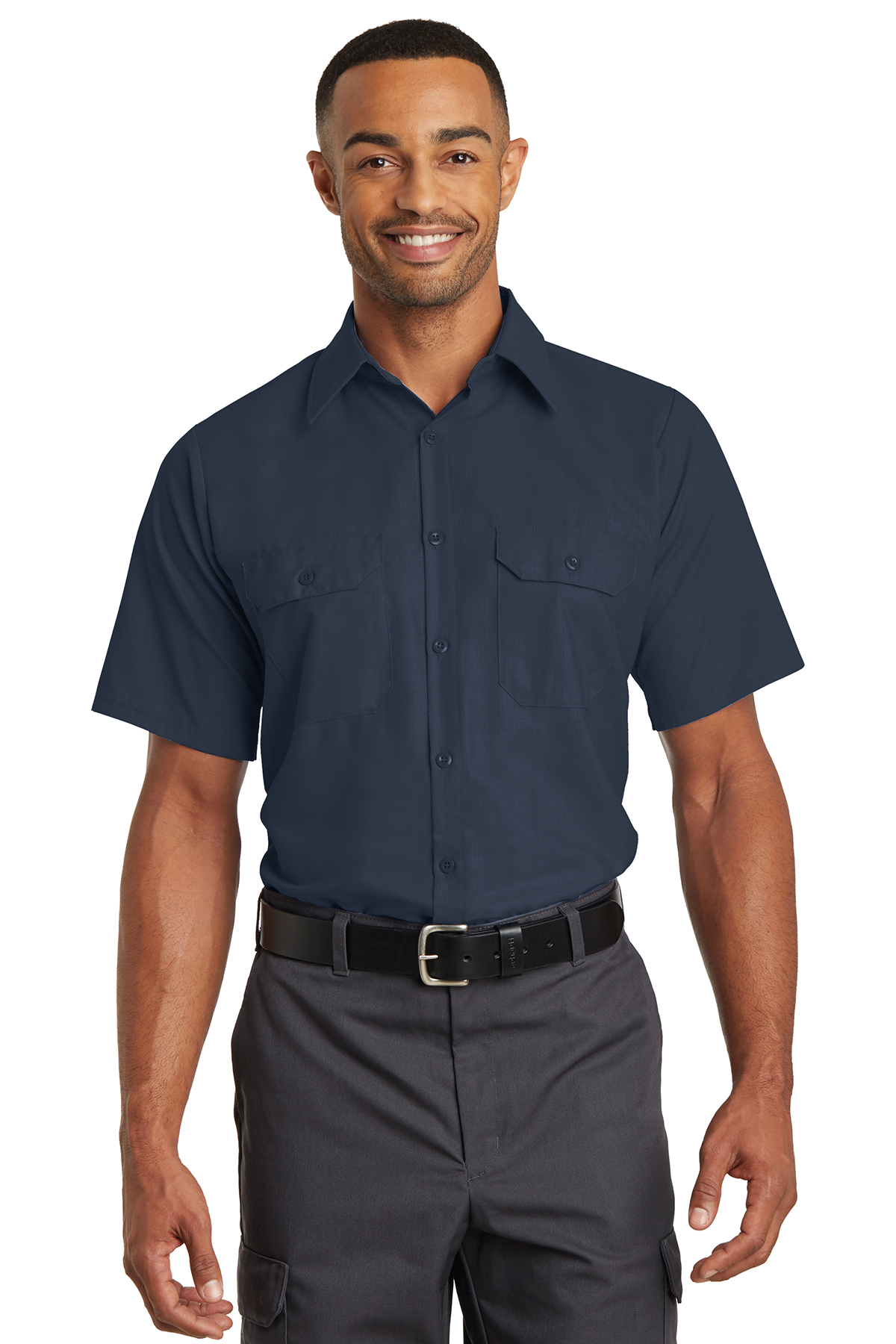 Red Kap Short Sleeve Solid Ripstop Shirt - Image 8
