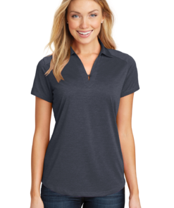 Port Authority Ladies Digi Heather Performance Polo - Image 5