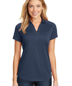 Port Authority Ladies Digi Heather Performance Polo