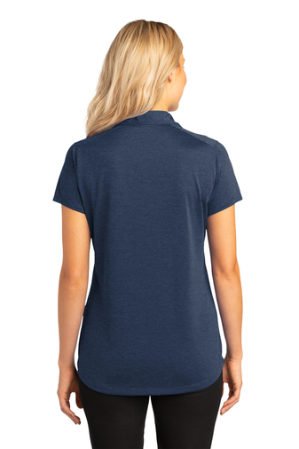 Port Authority Ladies Digi Heather Performance Polo