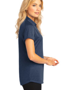 Port Authority Ladies Digi Heather Performance Polo - Image 3