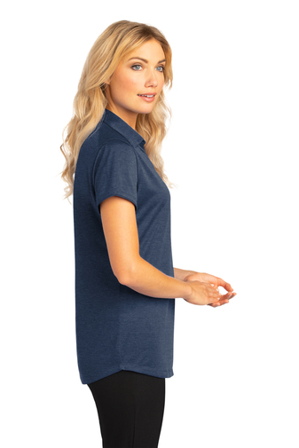 Port Authority Ladies Digi Heather Performance Polo