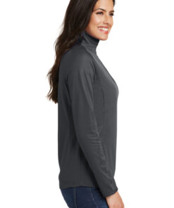 Port Authority Women's Pinpoint Mesh 1/2-Zip - Image 3