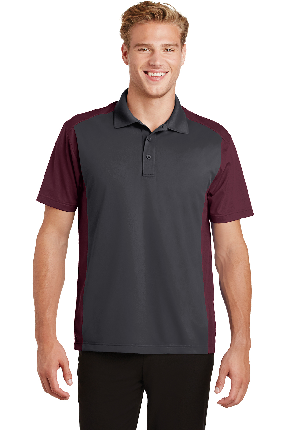 Sport-Tek Colorblock Micropique Sport-Wick Polo - Image 7