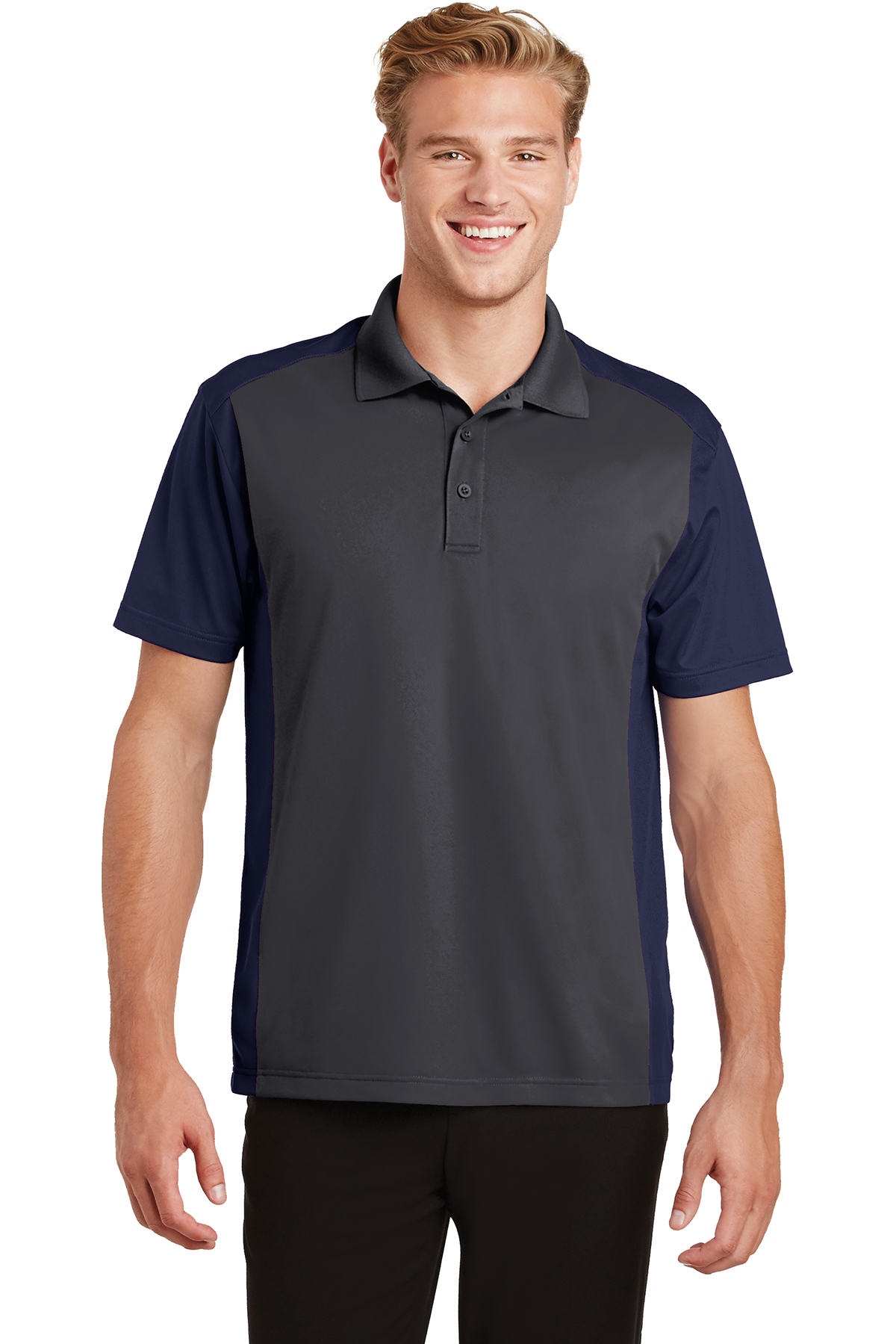 Sport-Tek Colorblock Micropique Sport-Wick Polo - Image 10