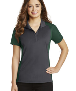 Sport-Tek Ladies Colorblock Micropique Sport-Wick Polo - Image 6