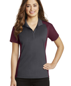 Sport-Tek Ladies Colorblock Micropique Sport-Wick Polo - Image 7