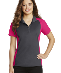 Sport-Tek Ladies Colorblock Micropique Sport-Wick Polo - Image 1