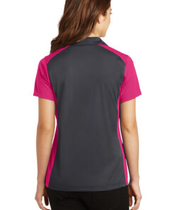 Sport-Tek Ladies Colorblock Micropique Sport-Wick Polo - Image 4