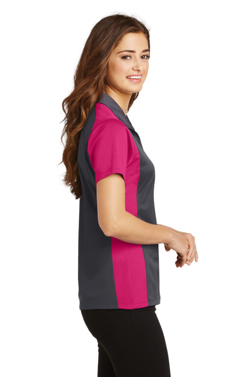 Sport-Tek Ladies Colorblock Micropique Sport-Wick Polo