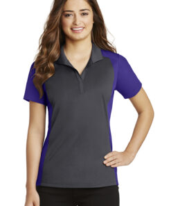 Sport-Tek Ladies Colorblock Micropique Sport-Wick Polo - Image 8