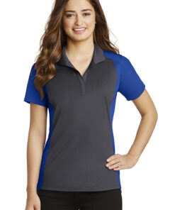 Sport-Tek Ladies Colorblock Micropique Sport-Wick Polo - Image 10