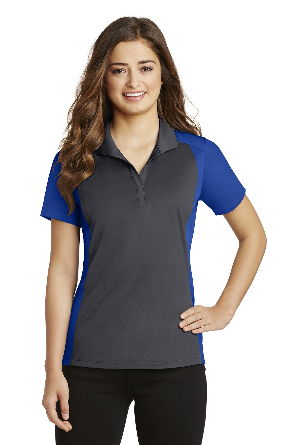 Sport-Tek Ladies Colorblock Micropique Sport-Wick Polo - Image 10