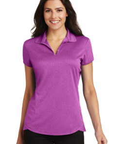 Port Authority Ladies Trace Heather Polo - Image 7