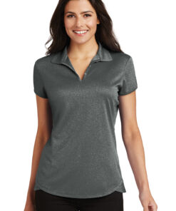 Port Authority Ladies Trace Heather Polo - Image 6