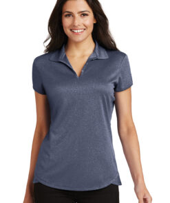 Port Authority Ladies Trace Heather Polo - Image 5